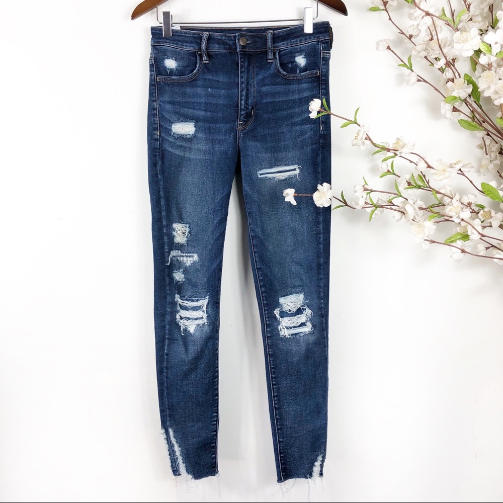 American Eagle Next Level Stretch Distressed Jeans